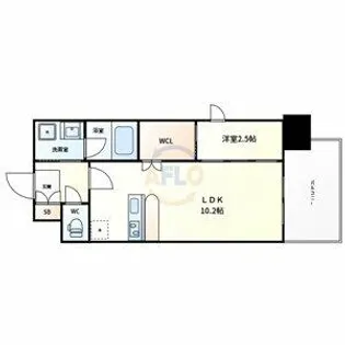 セレニテフラン谷町四丁目【4階】の間取り