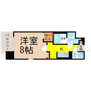 プレミアムコート大須【7階】の間取り