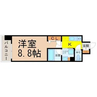 エスペランサ上前津【13階】の間取り
