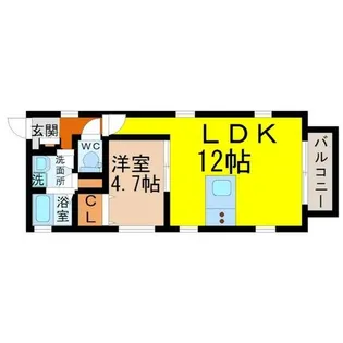 lino(リノ)【3階】の間取り