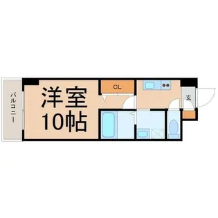 ファーニッシュ山王【8階】の間取り
