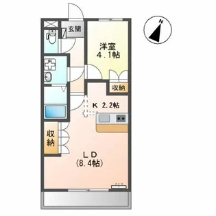 スクエア302【1階】の間取り