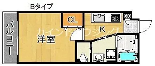 GROOVE住吉【3階】の間取り