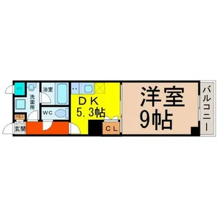 レジディア東桜【6階】の間取り