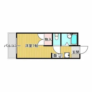 メゾンエルアンドジョイ【1階】の間取り