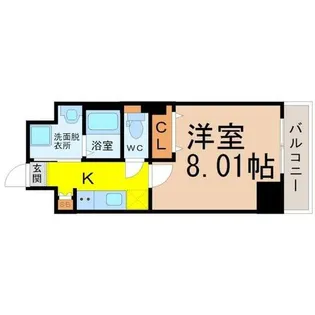 アプリーレ千代田【4階】の間取り