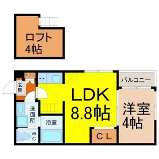 ロイヤルテラス東海通【301号室】の間取り