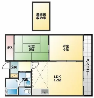 エルメホールアビタシオン【4階】の間取り