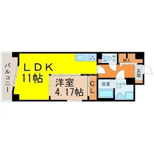GRANDUKE大曽根【6階】の間取り
