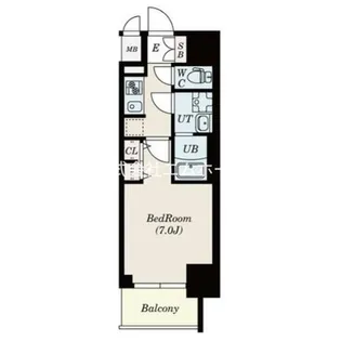 SーRESIDENCE熱田II【11階】の間取り