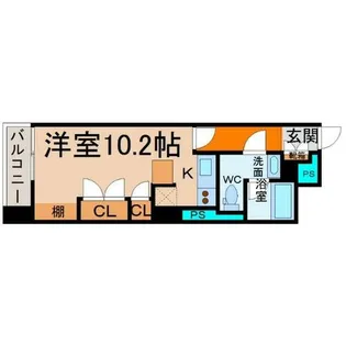 ドゥーエ大須【8階】の間取り