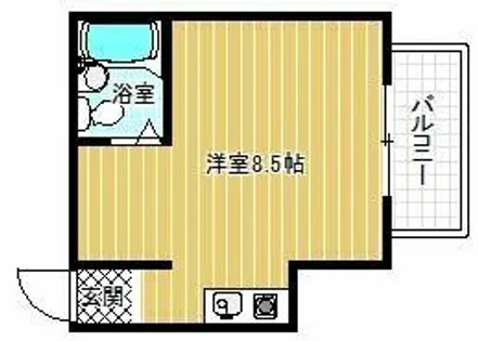 スリーフレンド天美【4階】の間取り