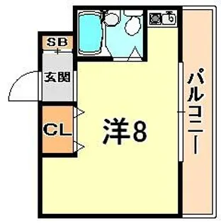 ルーブル西灘【2階】の間取り