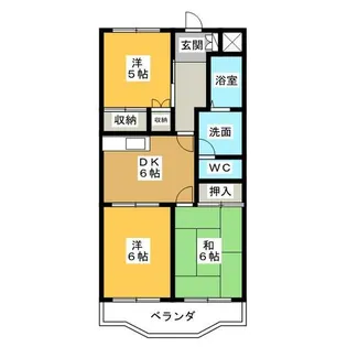 コーポ都【3階】の間取り