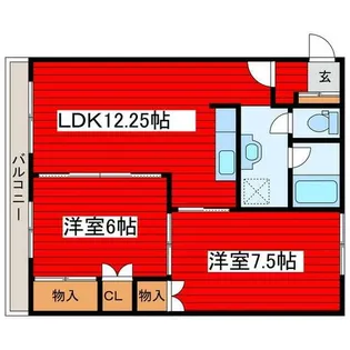 VILLA FUKUZUMI【2階】の間取り