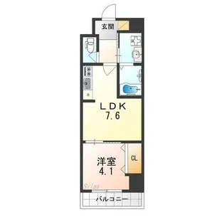 大阪府大阪市旭区新森6丁目【マンション】の間取り