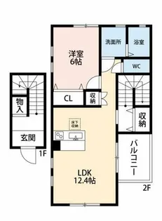 S&EⅠ【2階】の間取り