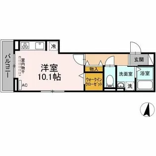 オッツ草間【3階】の間取り