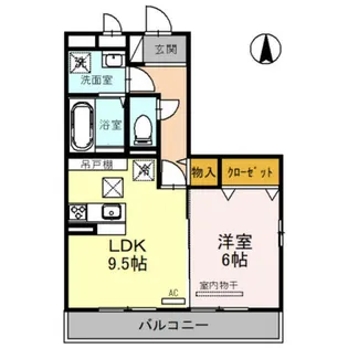大阪府東大阪市俊徳町5丁目【アパート】の間取り
