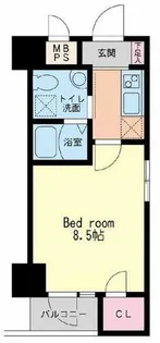HS梅田EAST【6階】の間取り