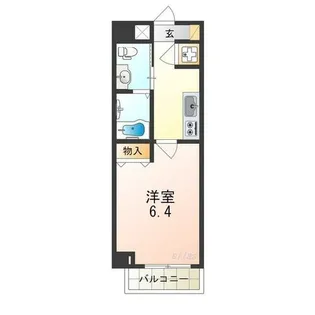 フォレスタ長居【6階】の間取り