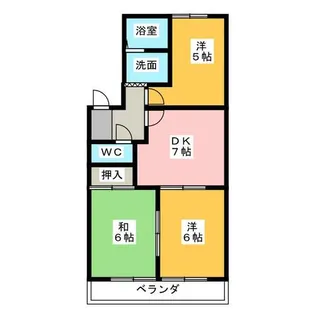 エクセル大谷【2階】の間取り