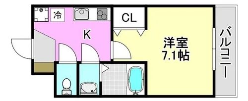 KORE YIELD千里丘【1階】の間取り