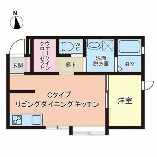 さくらステージ九工大前【1階】の間取り