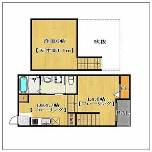 Dream Stage 姪浜Latrare【1階】の間取り