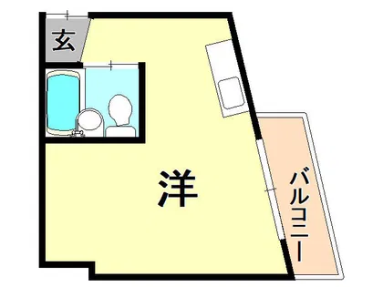 グランディア北野異人館通【5階】の間取り