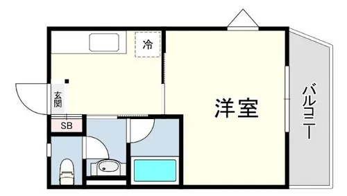 ファーストマンション【1階】の間取り