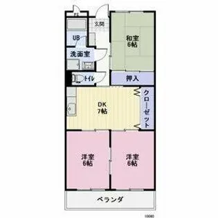 Limpia大山【3階】の間取り