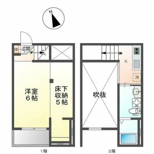 Blossom Meiji(ブロッサムメイジ)【1階】の間取り