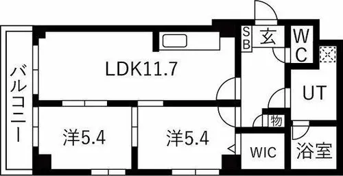 フィーブル・サカエ【8階】の間取り