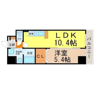 マイアトリア栄【5階】の間取り