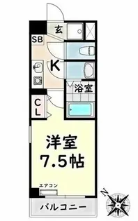 REGALO桜本町【7階】の間取り