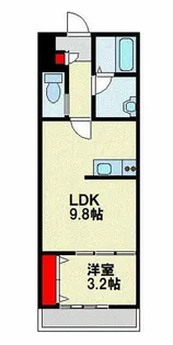 Patina黒崎【205号室】の間取り
