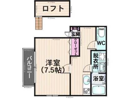 ローテンブルクハウス C棟【202号室】の間取り