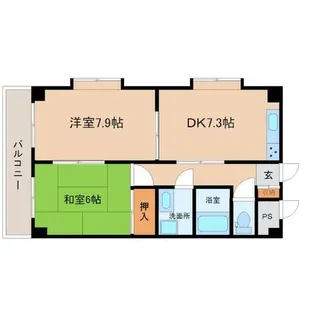 Residence塚口(レジデンス塚口)【4階】の間取り