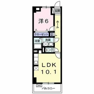 ヴェルデ ストーリアⅡ【3階】の間取り
