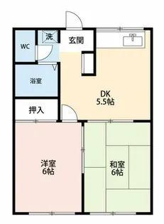 クレセント東栄Ⅱ【1階】の間取り