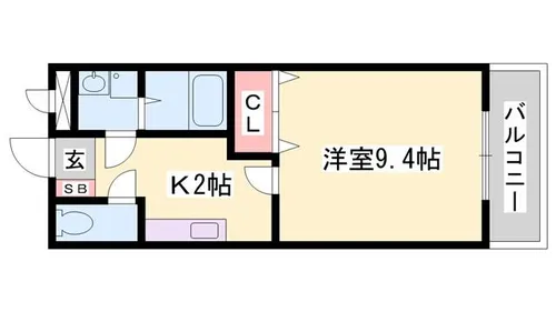 サン・メゾン天満【1階】の間取り