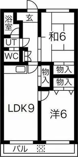 野添マンションひろみ【401号室】の間取り