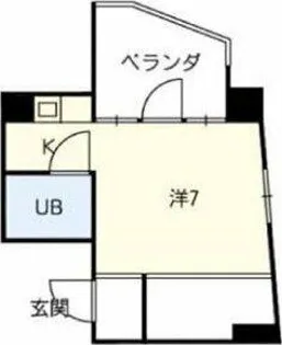 FLATSわかまつ【206号室】の間取り