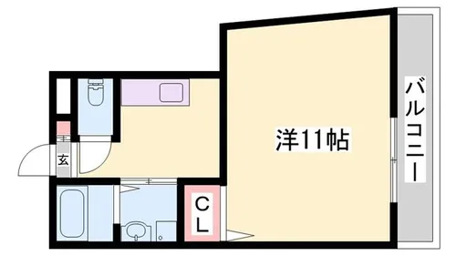 メゾンハピネス【201号室】の間取り
