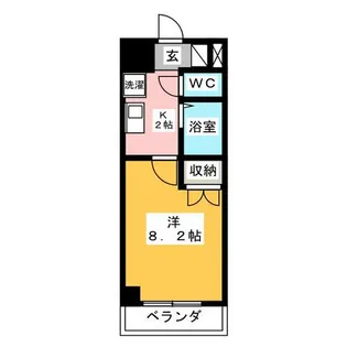 クレール中島【5階】の間取り