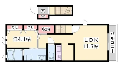 スプリング ブリーズ【2階】の間取り