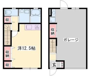 GARAXIA福崎【5号室】の間取り