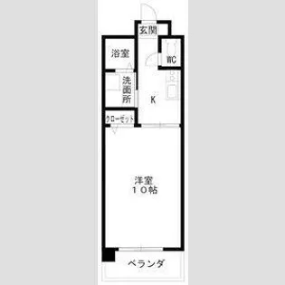 シェーン八事山【1階】の間取り
