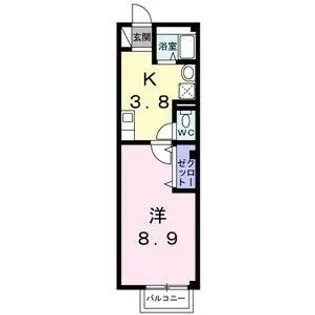 ファミール砂口【2階】の間取り